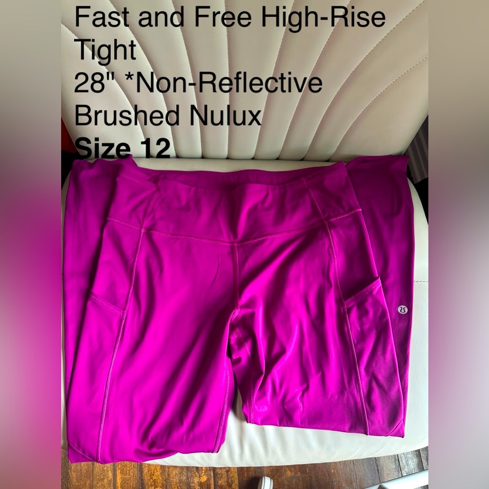 Lululemon fast & free tights